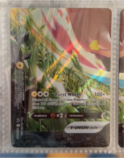 2022 Pokémon SWSH217 Morpeko V-Union — front