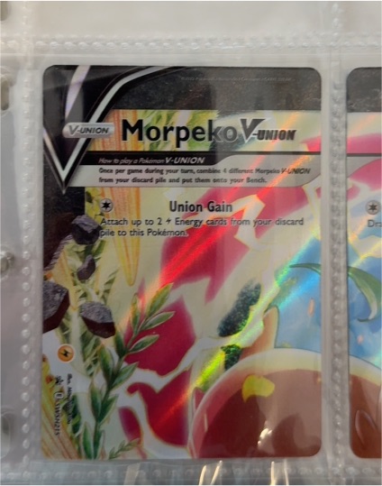 2022 Pokémon SWSH215 Morpeko V-Union — front