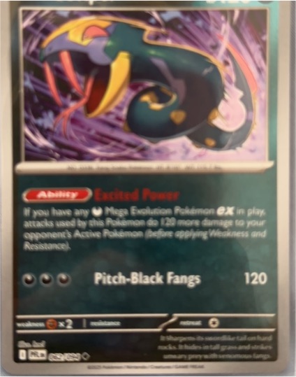 2025 Pokemon ME02: Phantasmal Flames #062/094 Seviper — front