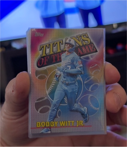 2026 Topps Series 1 #TOG-16 Bobby Witt Jr Titans Of The Game — front
