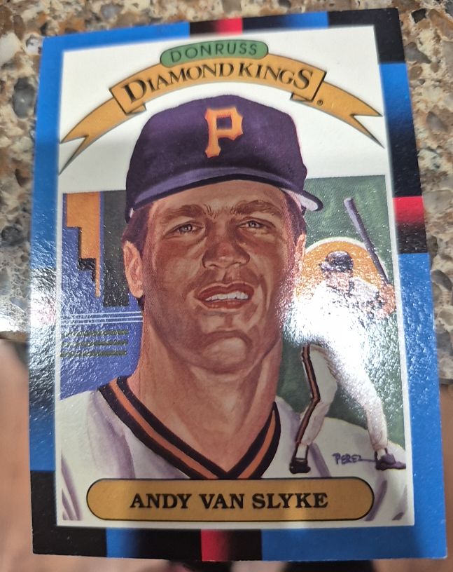 1988 Donruss Diamond Kings #18 Andy Van Slyke — front