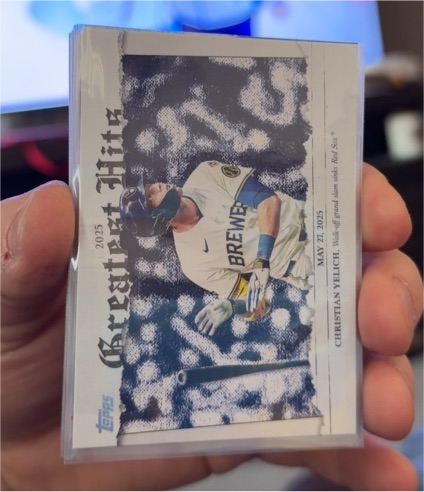 2026 Topps #GH-5 Christian Yelich 2025's Greatest Hits — front