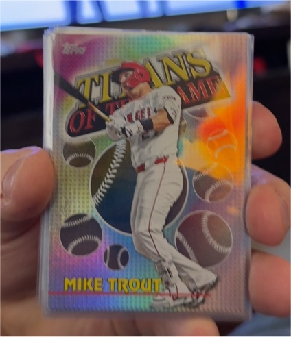 2026 Topps Series 1 Titans Of The Game #TOG-2 Mike Trout — front