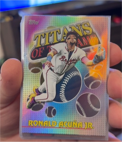 2026 Topps Series 1 #TOG-7 Ronald Acuna Jr. Titans Of The Game — front