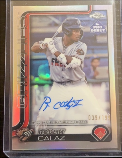 2025 Topps Pro Debut #PD-77 Robert Calaz — front