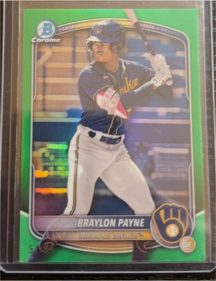 2025 Bowman Chrome Prospects #BCP-148 Braylon Payne — front