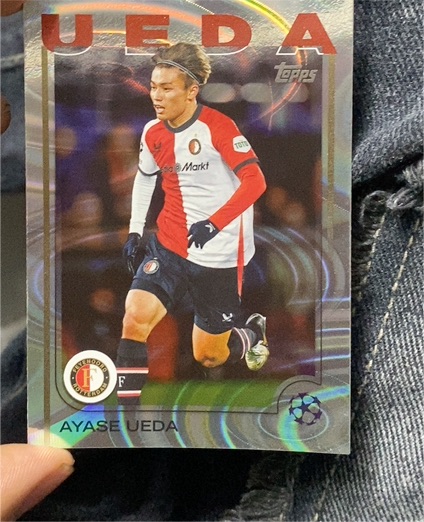 2024-25 Topps UEFA Club Competitions #74 Ayase Ueda Feyenoord — front