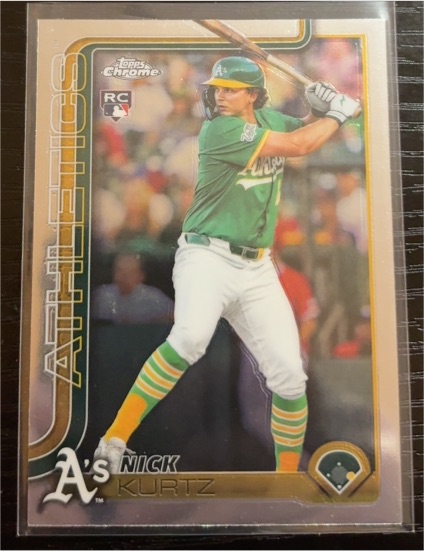 2025 Topps Chrome Update #USC178 Nick Kurtz — front