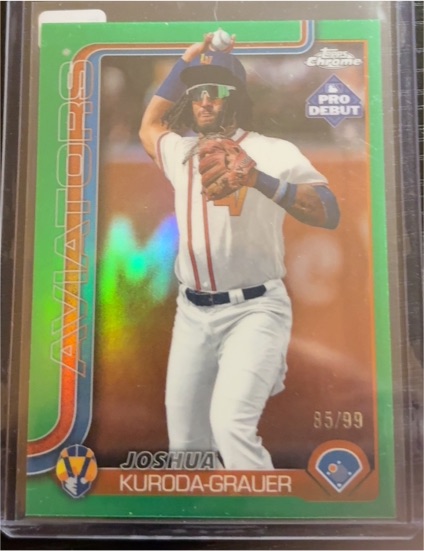 2025 Topps Pro Debut #PDC-35 Joshua Kuroda-Grauer — front