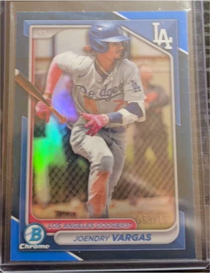 2024 Bowman Chrome Prospects #BCP-89 Joendry Vargas — front