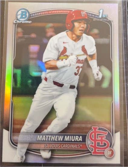 2025 Bowman Draft Chrome #BD-57 Matthew Miura — front