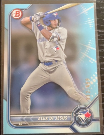 2022 Bowman Draft #BD-147 Alex De Jesus — front