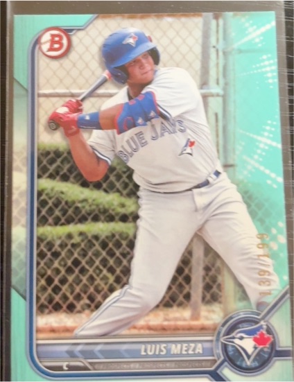2022 Bowman Draft #BD-89 Luis Meza — front