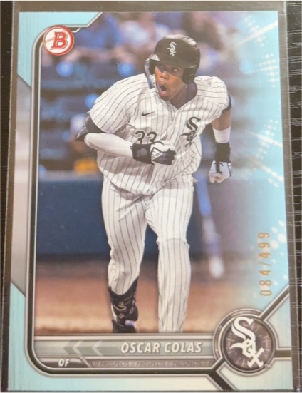 2022 Bowman Draft #BD-51 Oscar Colas — front