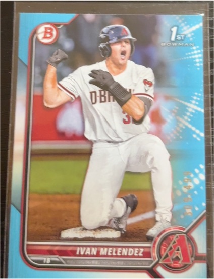2022 Bowman Draft #BD-29 Ivan Melendez — front
