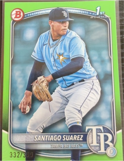 2025 Bowman #BP-142 Santiago Suarez — front