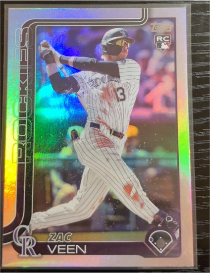 2025 Topps Update #US286 Zac Veen — front