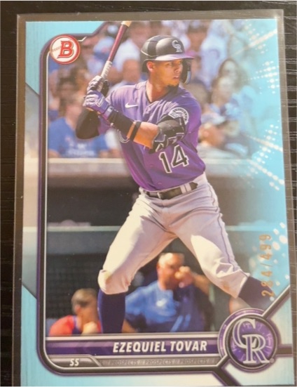 2022 Bowman Draft #BD-83 Ezequiel Tovar — front