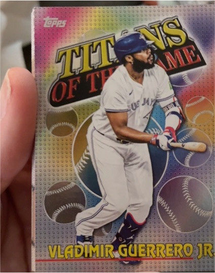 2026 Topps Series 1 #TOG-17 Vladimir Guerrero Jr. Titans of the Game — front