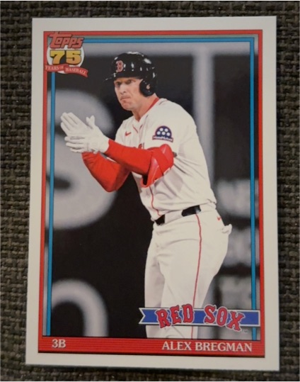 2026 Topps Series 1 1991 Topps #T91-70 Alex Bregman — front