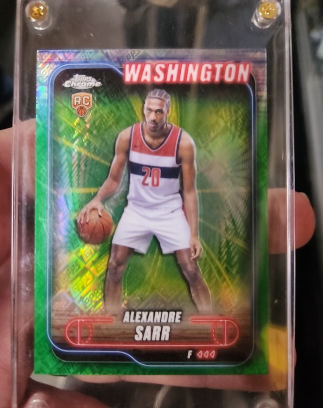 2024-25 Topps Chrome #136 Alexandre Sarr — front