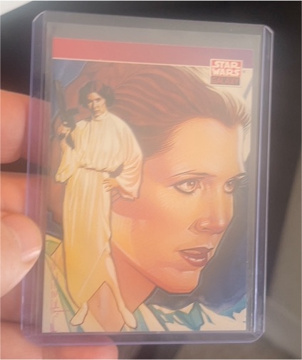 1993 Topps Star Wars Galaxy #126 Princess Leia Organa Brian Stelfreeze — front