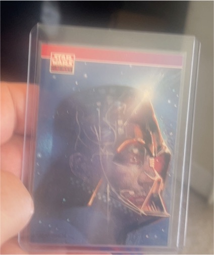 1993 Topps Star Wars Galaxy #123 Darth Vader — front