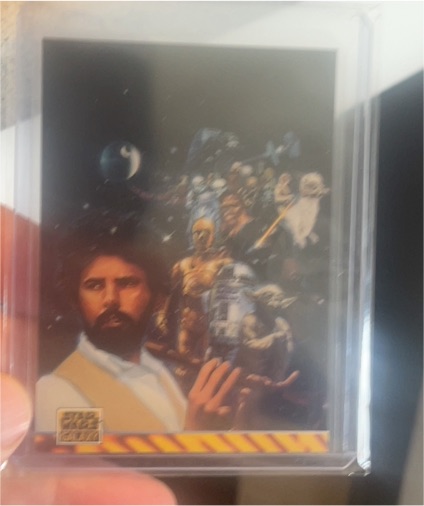 1993 SkyBox Star Wars Galaxy #1 George Lucas — front