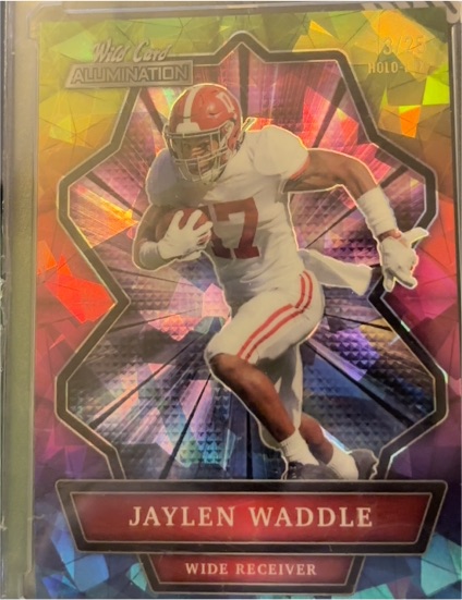 2021 Wild Card Alumination #ABC-12 Jaylen Waddle — front