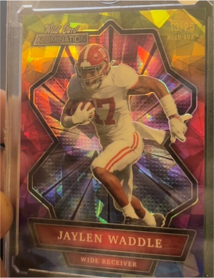 2021 Wild Card Alumination #ABC-12 Jaylen Waddle — front
