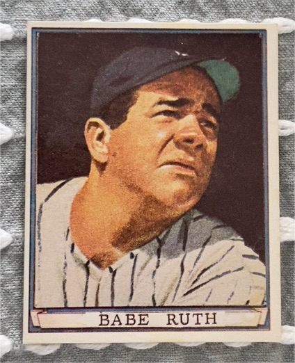 1940 Play Ball Baseball #56 Babe Ruth — front