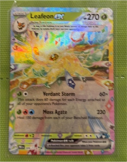 2022 Pokémon TCG Prismatic Evolutions #006 Leafeon EX — front