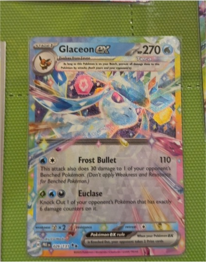 2016 Pokémon SV: Primal Clash #026 Glaceon ex — front
