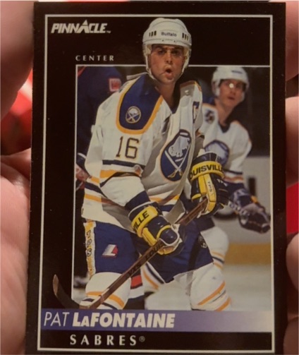 1992-93 Pinnacle #7 Pat LaFontaine Buffalo Sabres — front