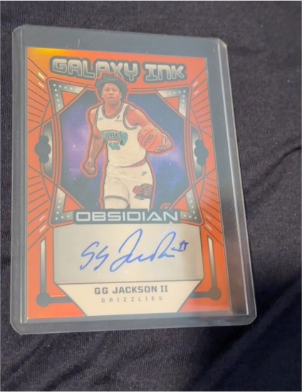 2024-25 Panini Obsidian Galaxy Ink #GI-GGJ GG Jackson II — front