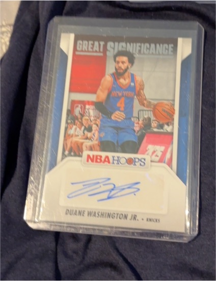2024-25 Panini NBA Hoops Great Significance #GS-DWJ Duane Washington Jr. — front