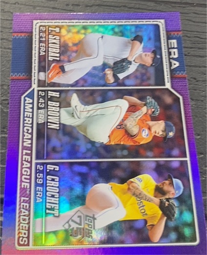 2026 Topps Series 1 #327 Tarik Skubal / Garrett Crochet / Hunter Brown — front