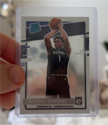2020-21 Donruss Optic #151 Anthony Edwards — front