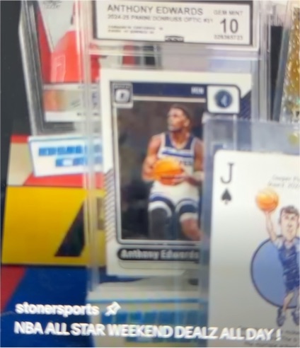 2020-21 Panini Donruss Optic #96 Anthony Edwards — front