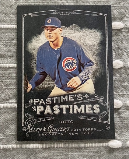 2014 Topps Allen & Ginter's Pastime's Pastimes #PP-AR Anthony Rizzo — front