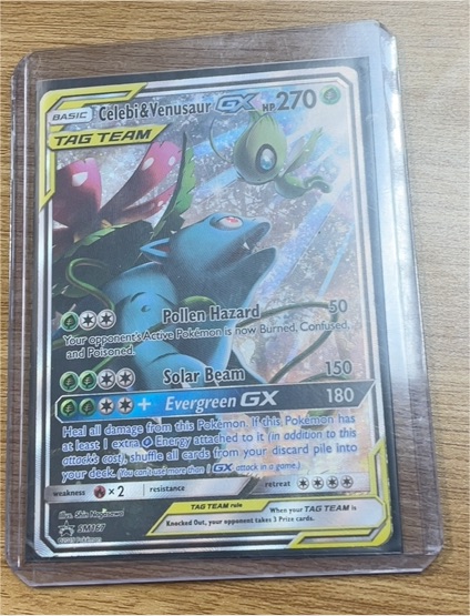 2019 Pokémon TCG SM167 Celebi & Venusaur GX — front