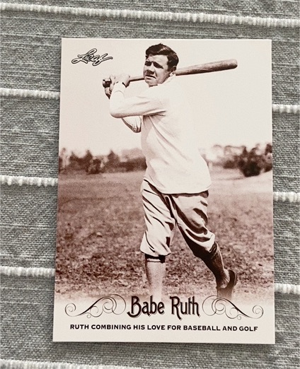 2016 Leaf Babe Ruth Collection #38 Babe Ruth — front