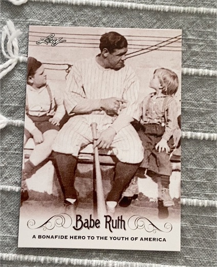 2016 Leaf #05 Babe Ruth — front