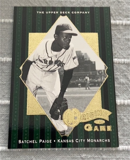 2001 Upper Deck Hall of Famers #56 Satchel Paige Kansas City Monarchs — front