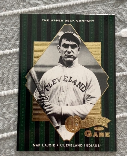 2001 Upper Deck Hall of Famers #60 Nap Lajoie — front