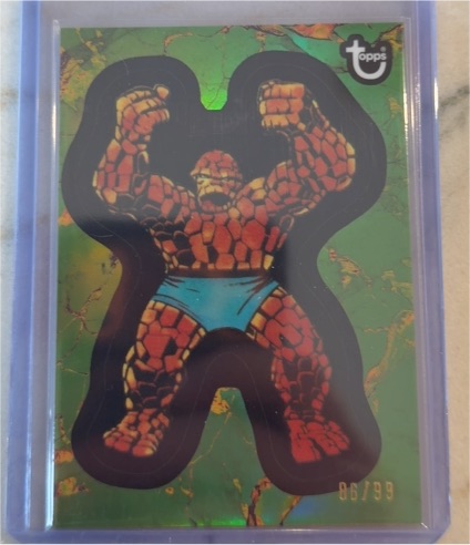 2025 Topps Marvel Comic Book Heroes Golden 1975 The Thing #52 — front