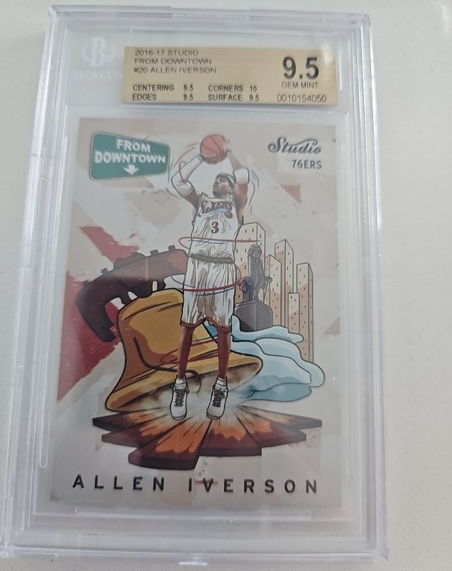 2016-17 Panini Studio #20 Allen Iverson From Downtown — front