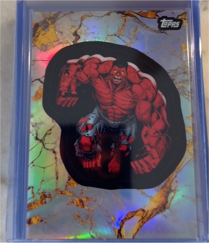 2025 Topps Marvel Comic Book Heroes Golden Anniversary #135 Red Hulk — front