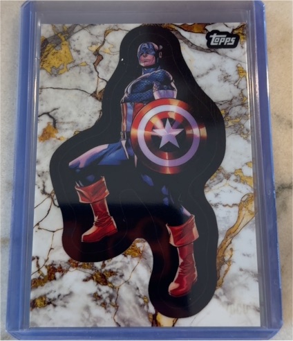 2025 Topps Marvel Comic Book Heroes Golden Anniversary #108 Captain America — front