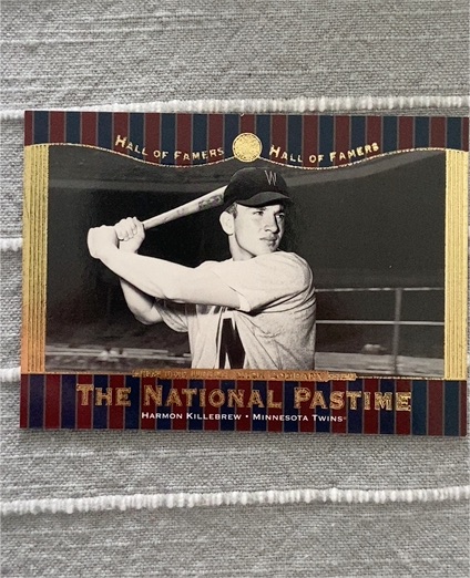 2001 Upper Deck Hall of Famers #76 Harmon Killebrew — front